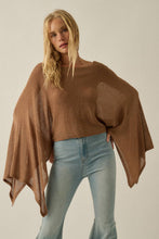 Sheer Knit Poncho