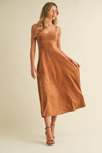 Suede Midi Dress