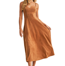 Suede Midi Dress