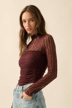 Lace Ruched Bodysuit