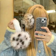 Leopard Plush Earmuffs