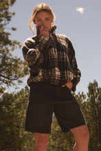 Plaid Sherpa Pullover