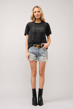 Boots Embroidered Washed T-Shirt