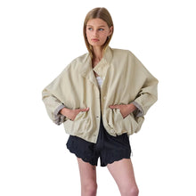 Khaki Stand Collar Jacket