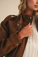 Suede Bomber Jacket