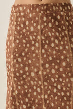 Fawn Print Mesh Skirt