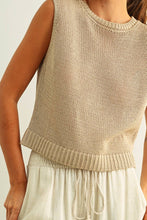 Sleeveless Knit Top
