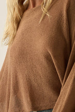 Sheer Knit Poncho