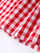 Plaid Smocked Ruffle Dress