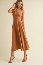 Suede Midi Dress