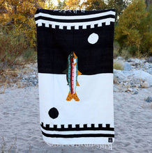 River Fish Handwoven Blanket