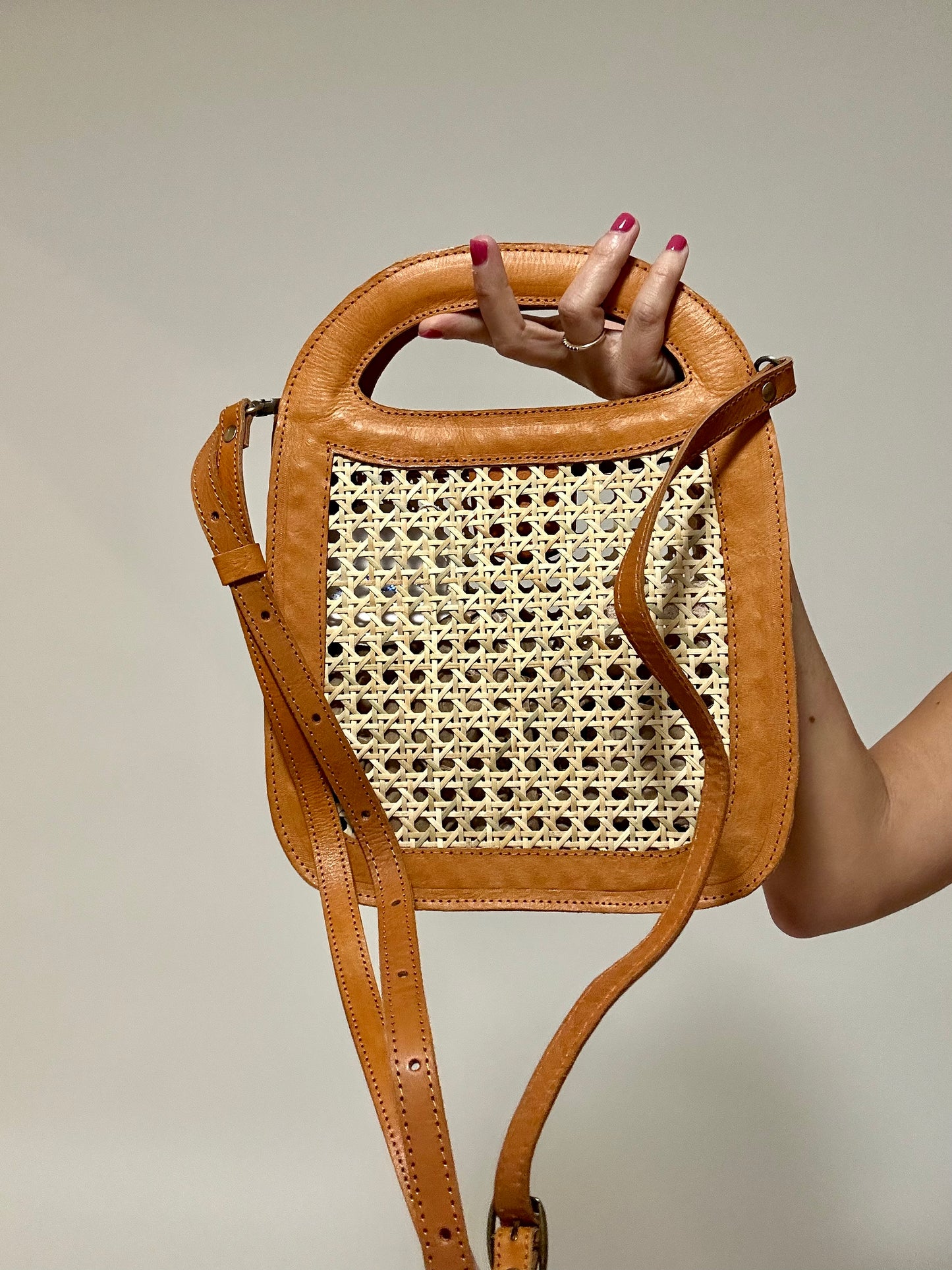 Intan Wicker Crossbody