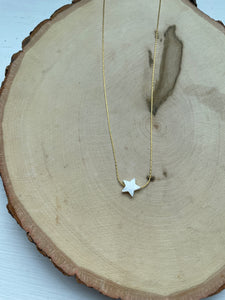 Mother Pearl Star Necklace