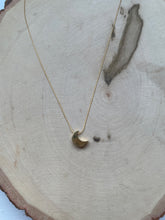 Solid Moon Necklace