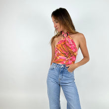 Island Time Halter Hanky Top