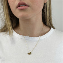 Solid Moon Necklace