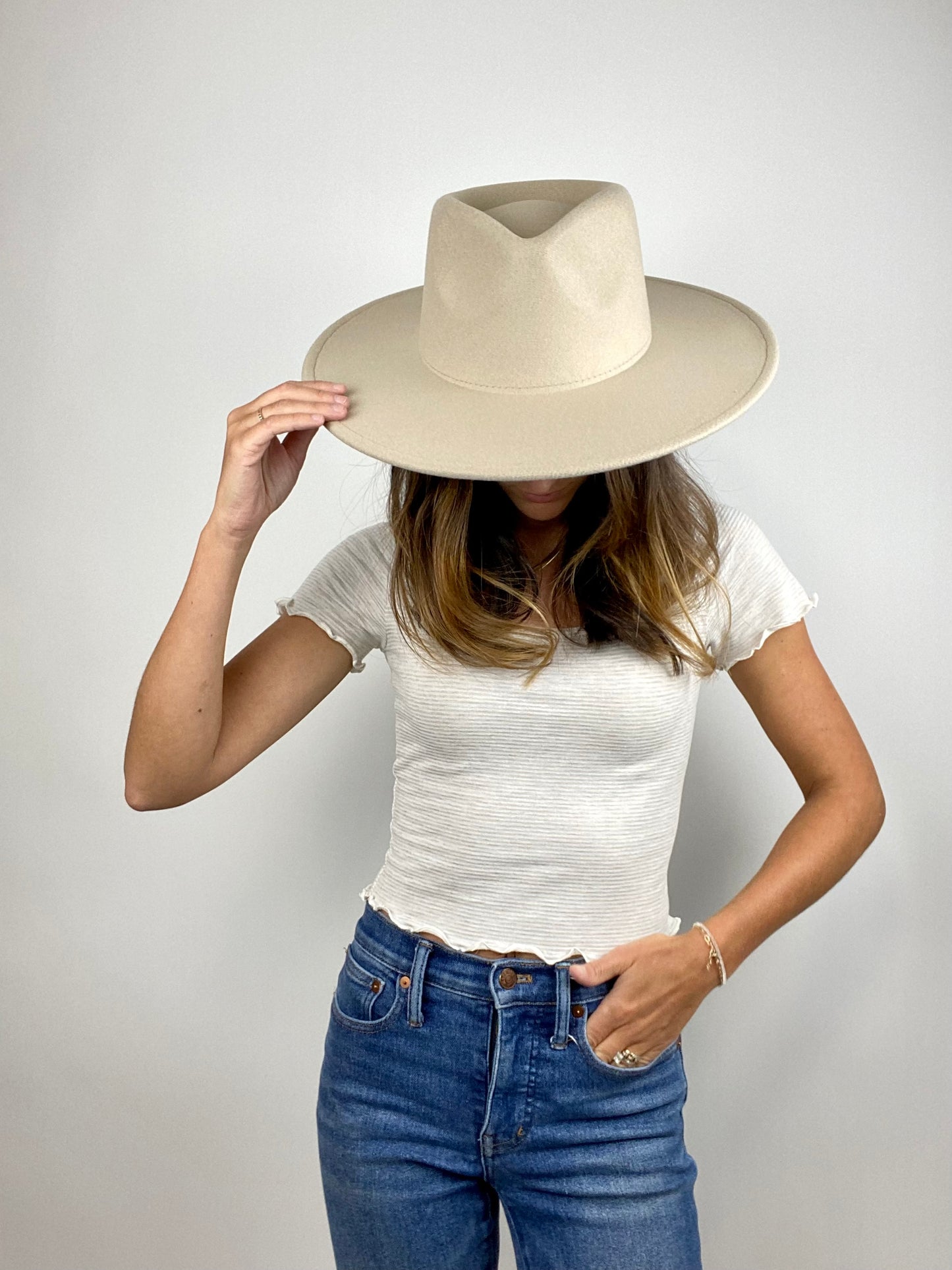 Ariel Vegan Felt Rancher Hat