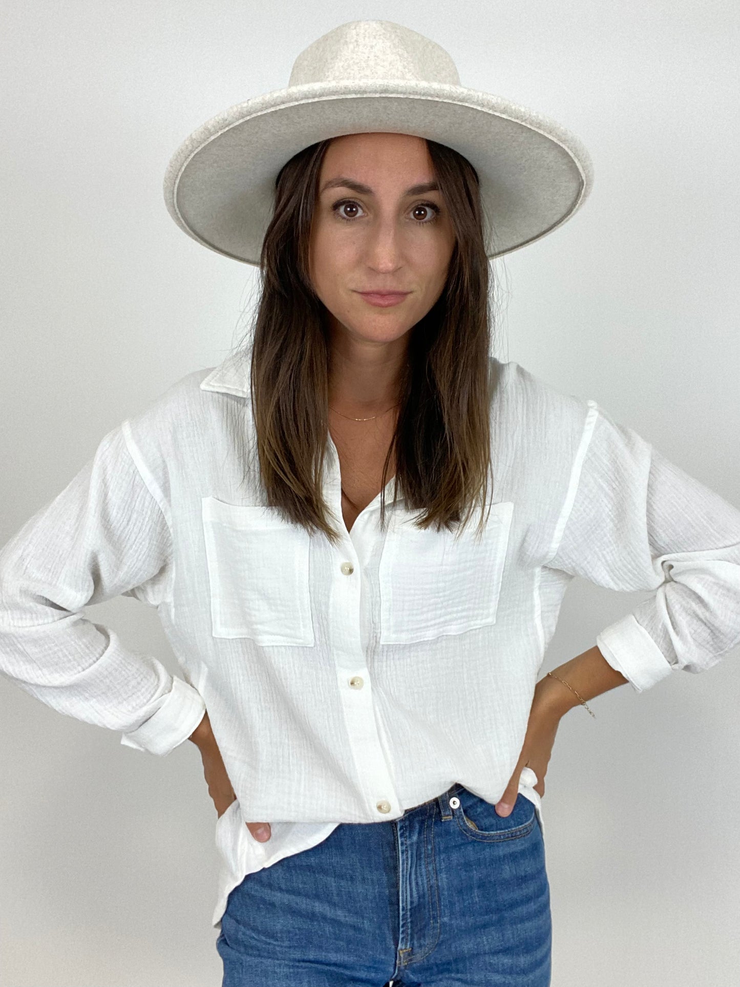 Ariel Vegan Felt Rancher Hat