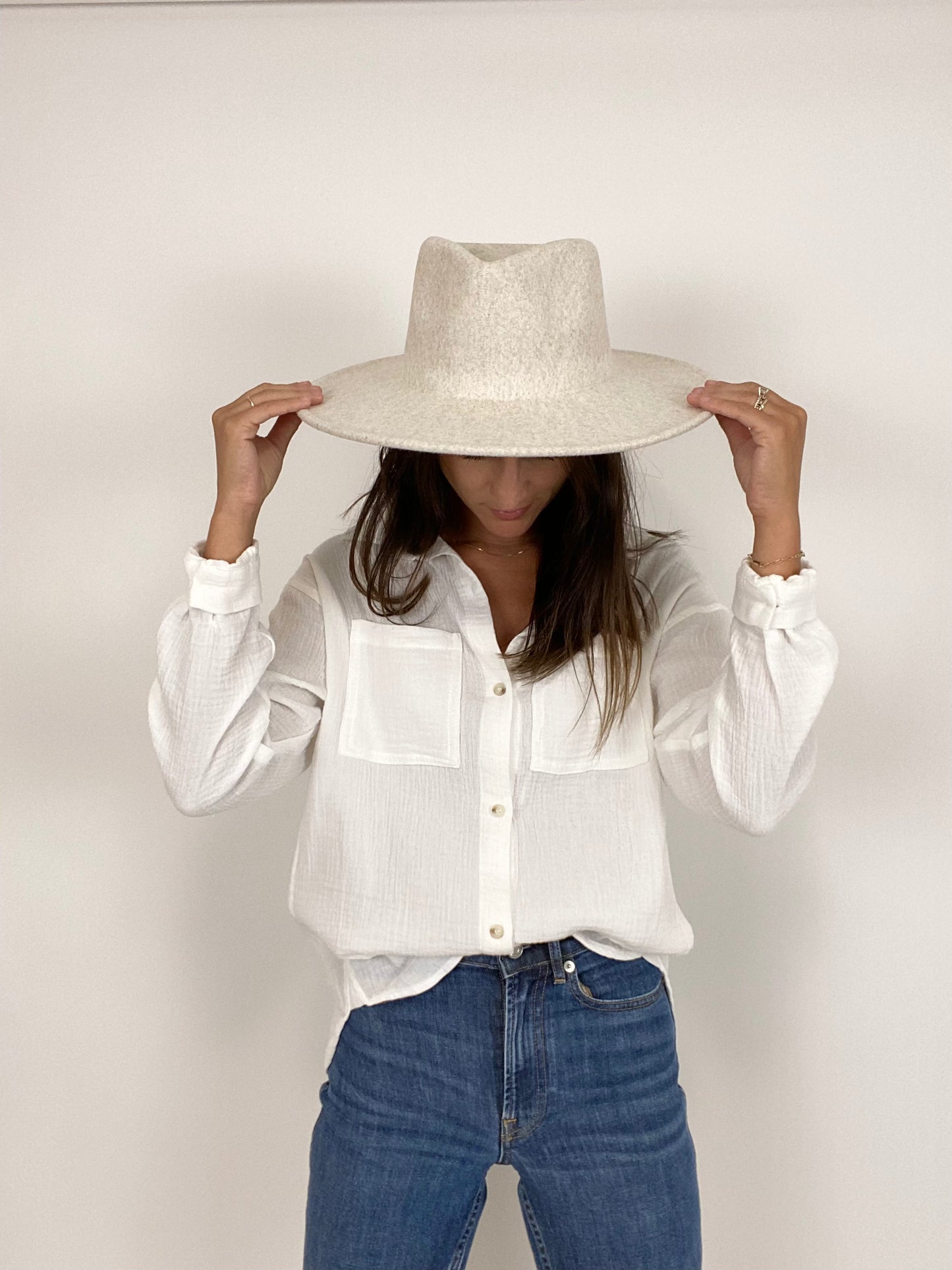 Ariel Vegan Felt Rancher Hat