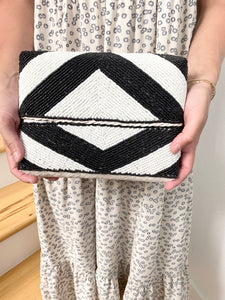 Macy Beaded Clutch