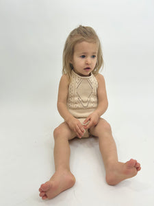 Drake Crochet Halter Romper