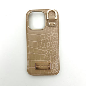 Warm Beige Croco Atelier Phone Case