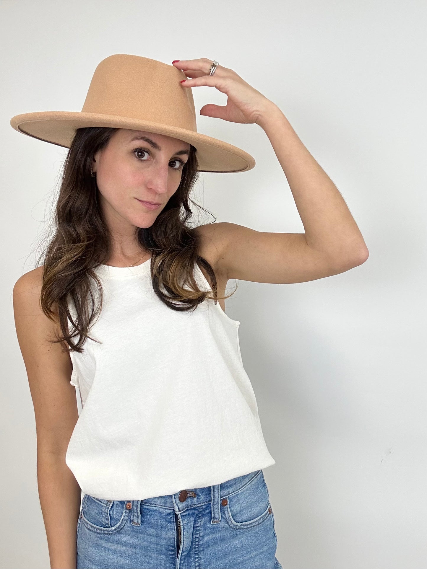 Ariel Vegan Felt Rancher Hat