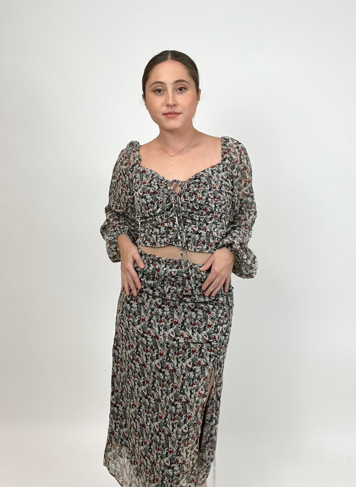 Dark Romance Ruched Top