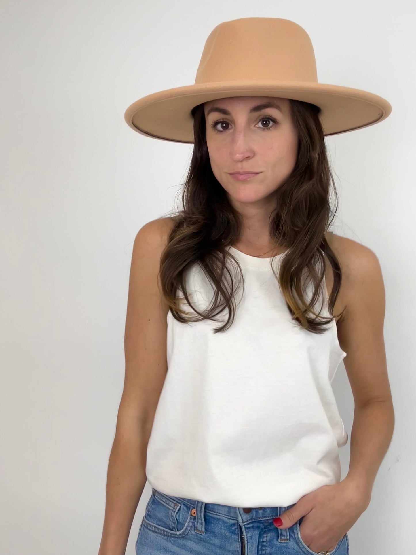 Ariel Vegan Felt Rancher Hat